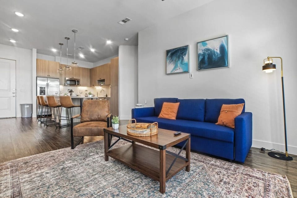 The home’s open layout and tasteful decor create a serene environment where you can truly relax and feel at home.