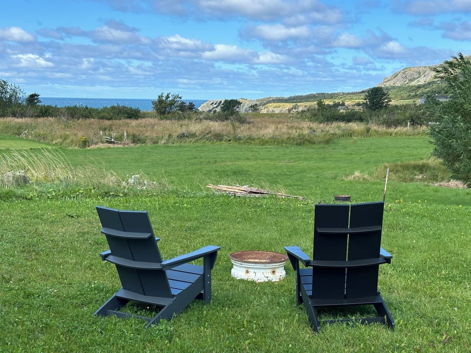 Catch the ocean breeze from the backyard. 