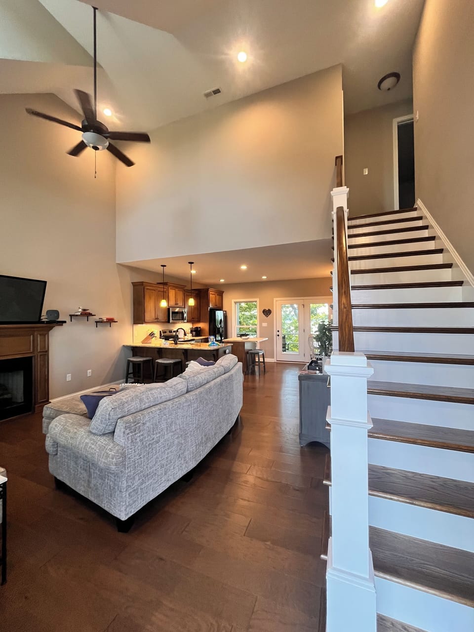 Beautiful Two Story Entrance and Great Room with gas fireplace.  
