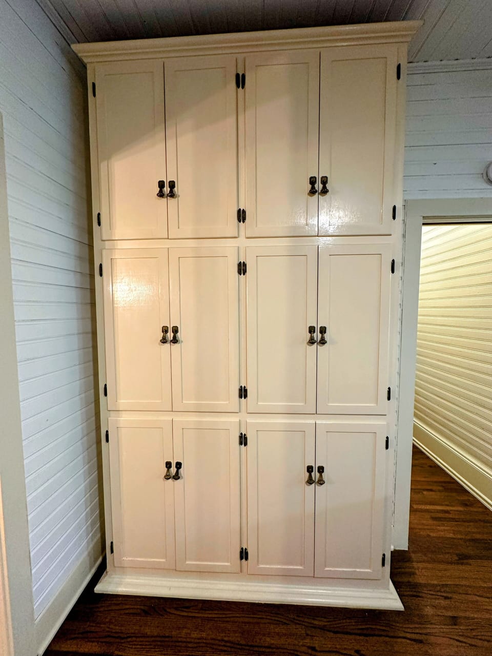 Original built-in cabinets.