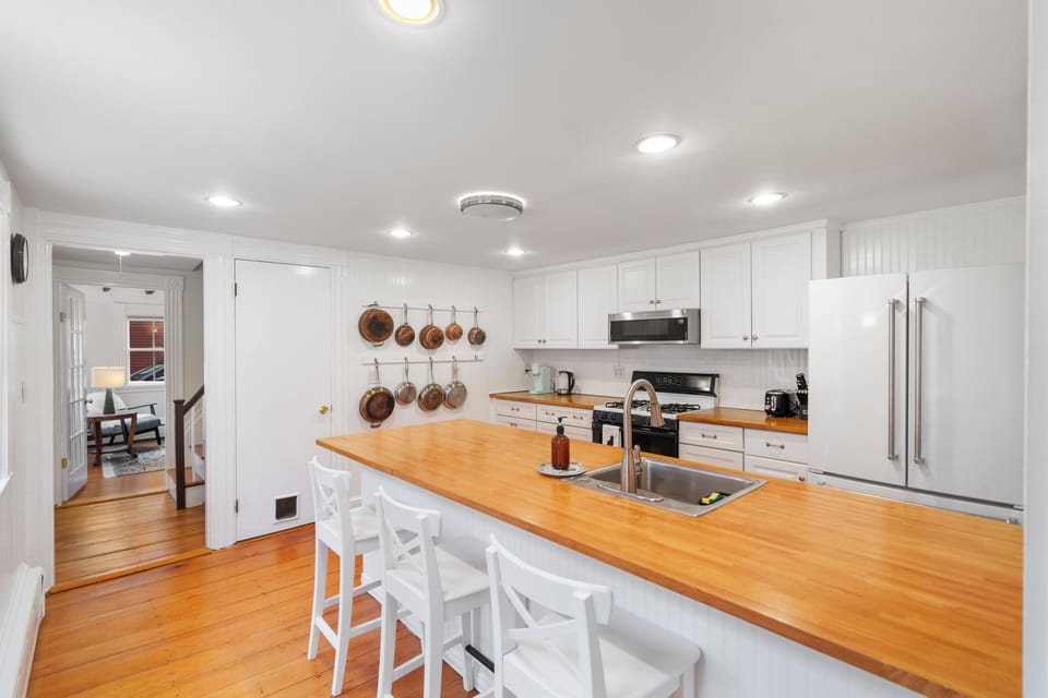 Step into the spacious kitchen, ready for your home-cooked meal!
