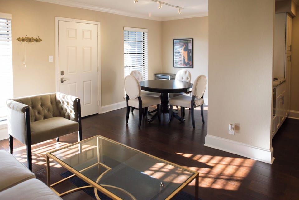 Living and dining space