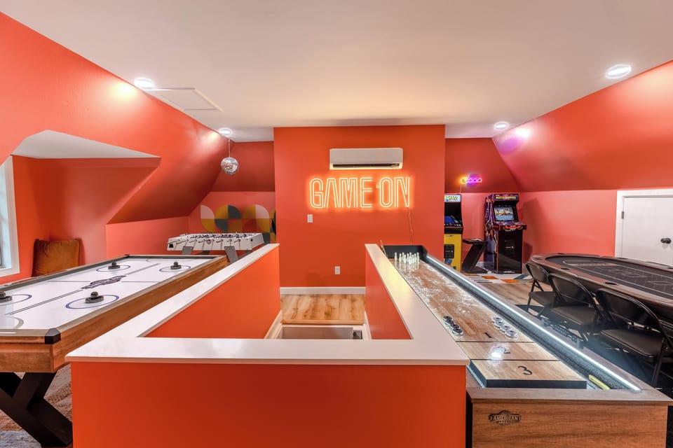 Arcade Style Game Room