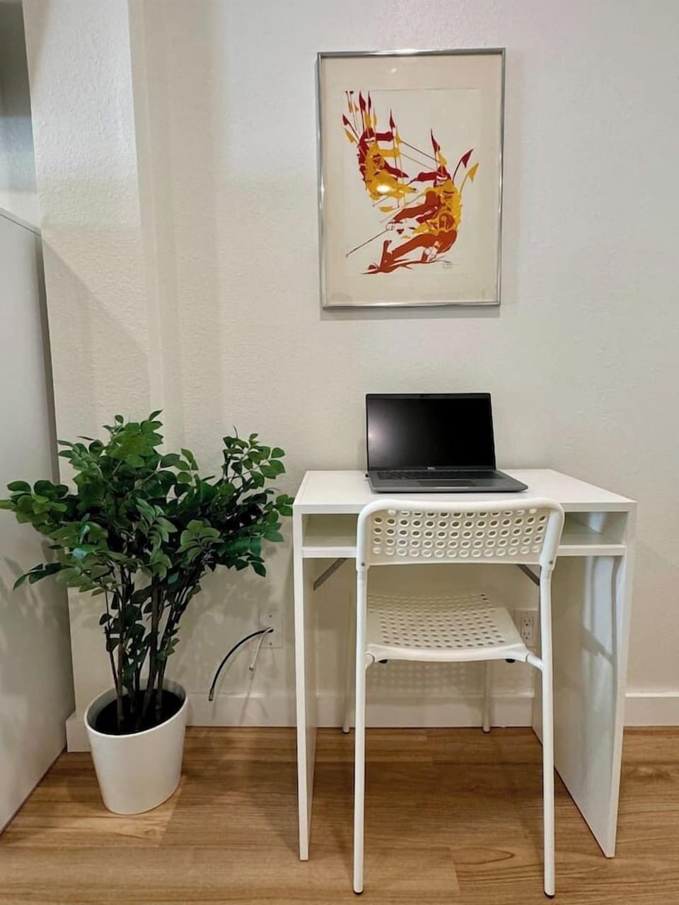 Workstation in main bedroom