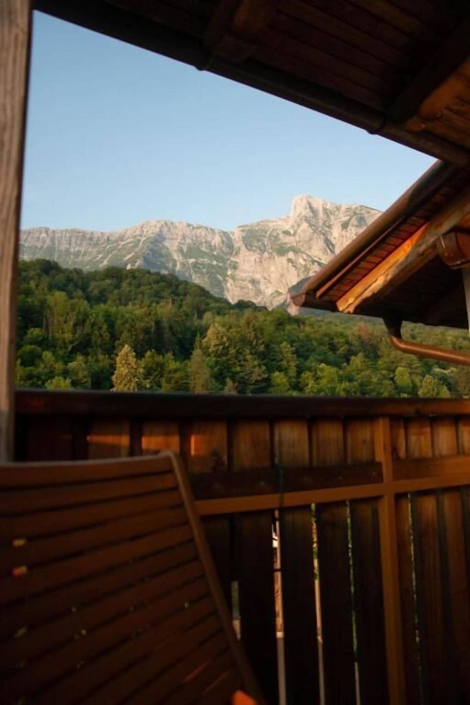 view from balcony