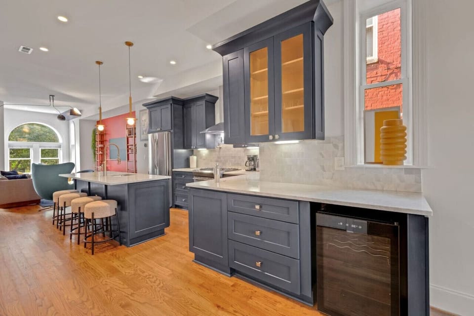 Spacious fully equipped kitchen