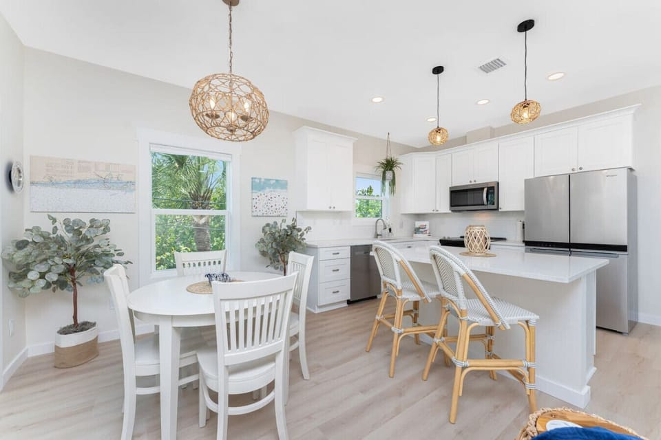 Dining Area has Seating for Four Guests
