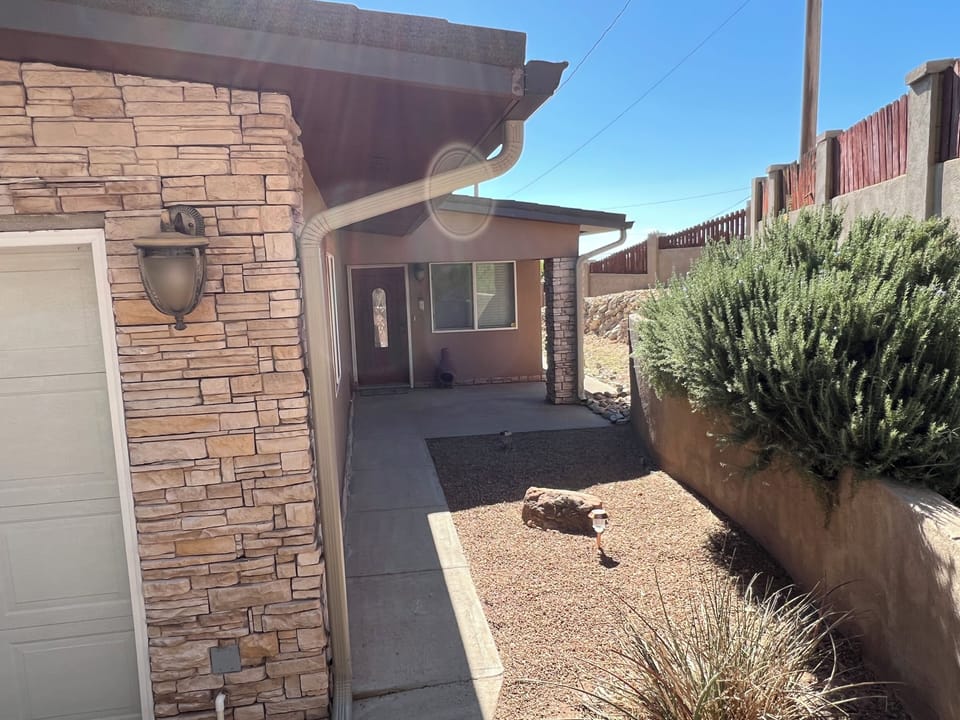 Private front entrance
