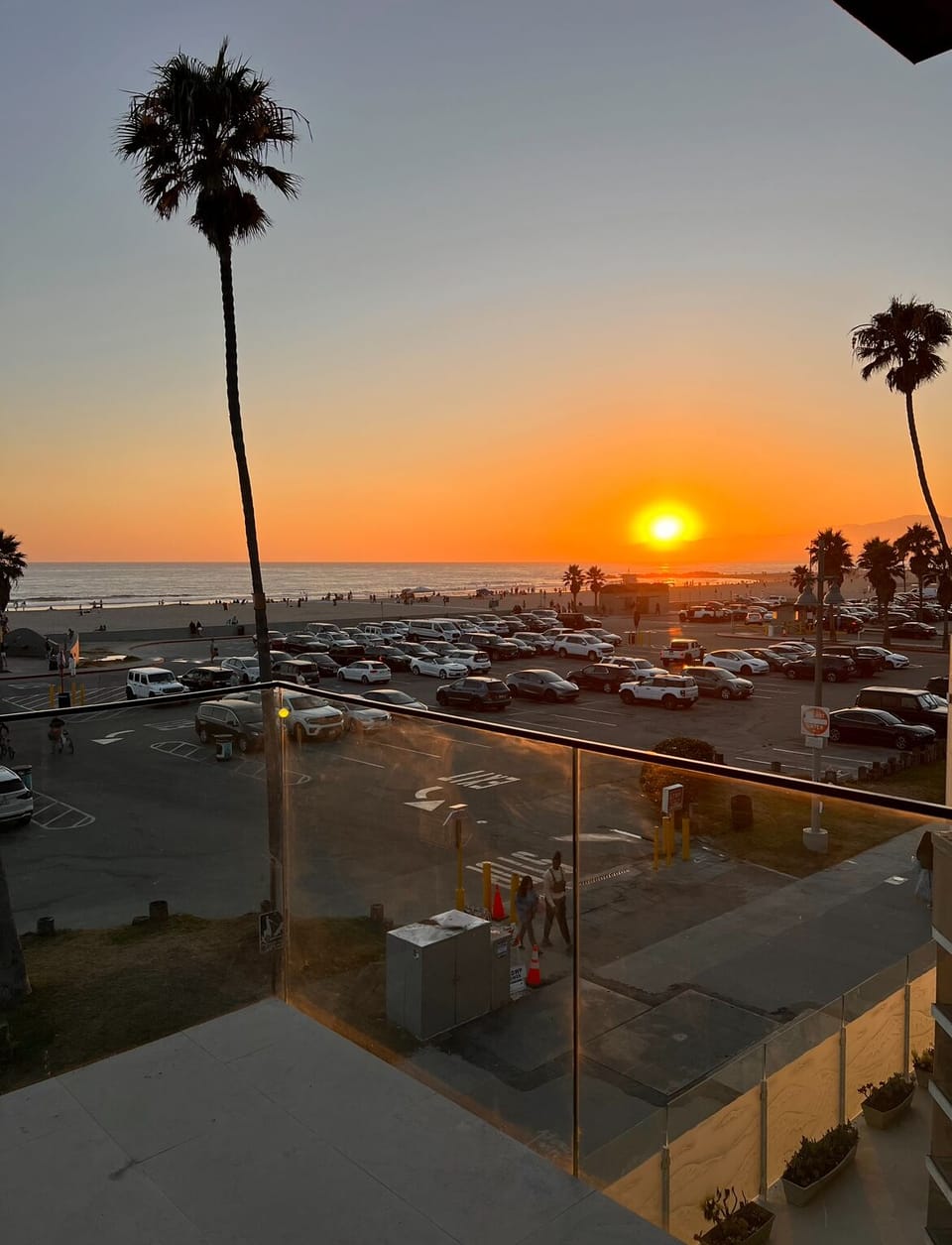 Sunset From Balcony