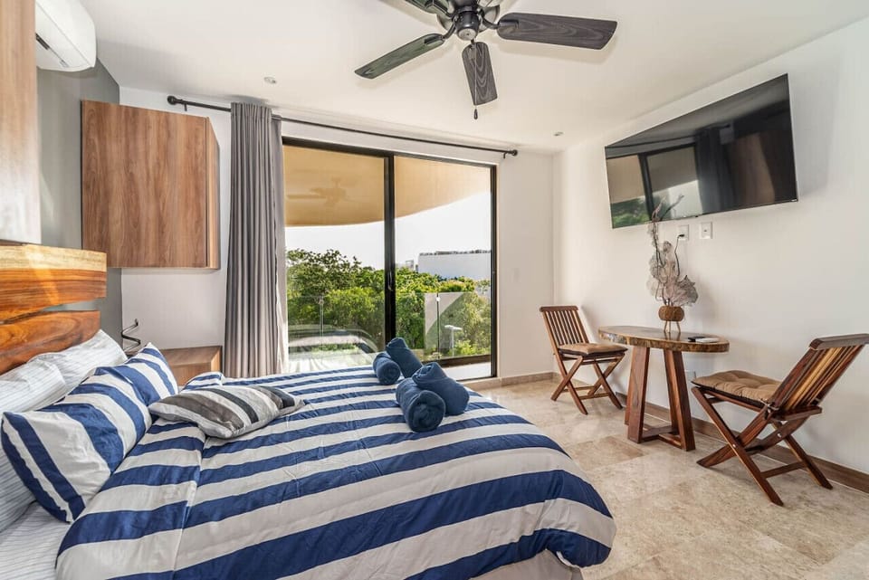Sink into comfort with our soft linens and a well-appointed bedroom space
