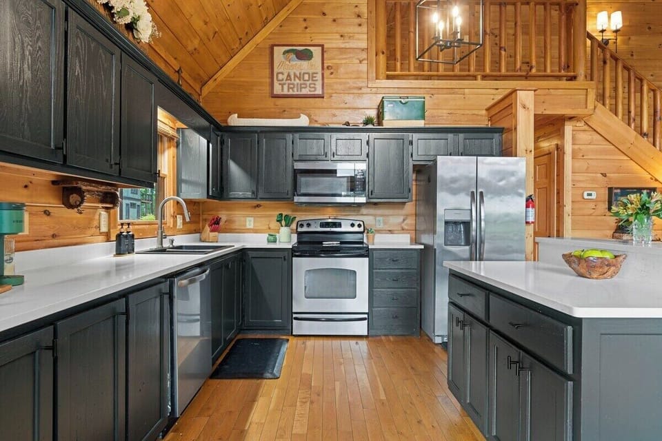 Fully stocked kitchen