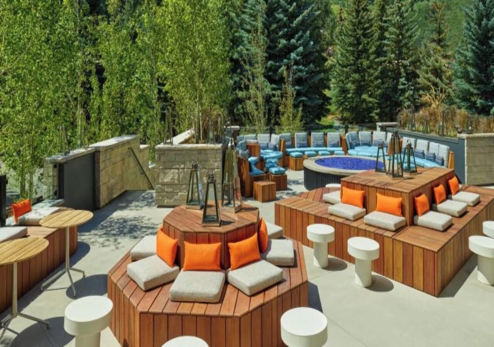 The W Aspen Rooftop Seating