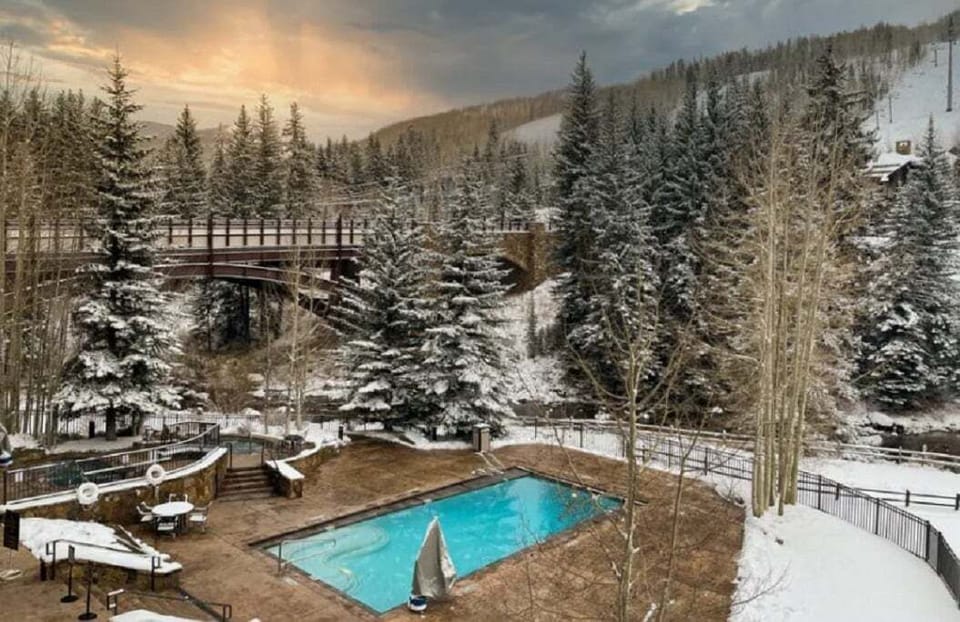 Slopeside pool