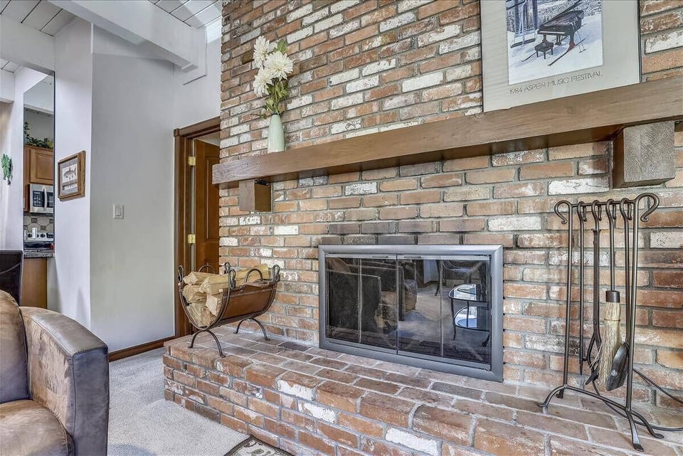Wood Burning Fireplace