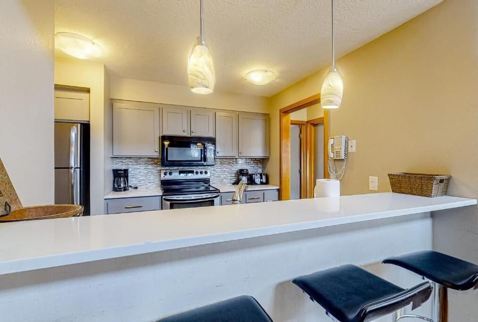 Kitchen has been nicely remodeled