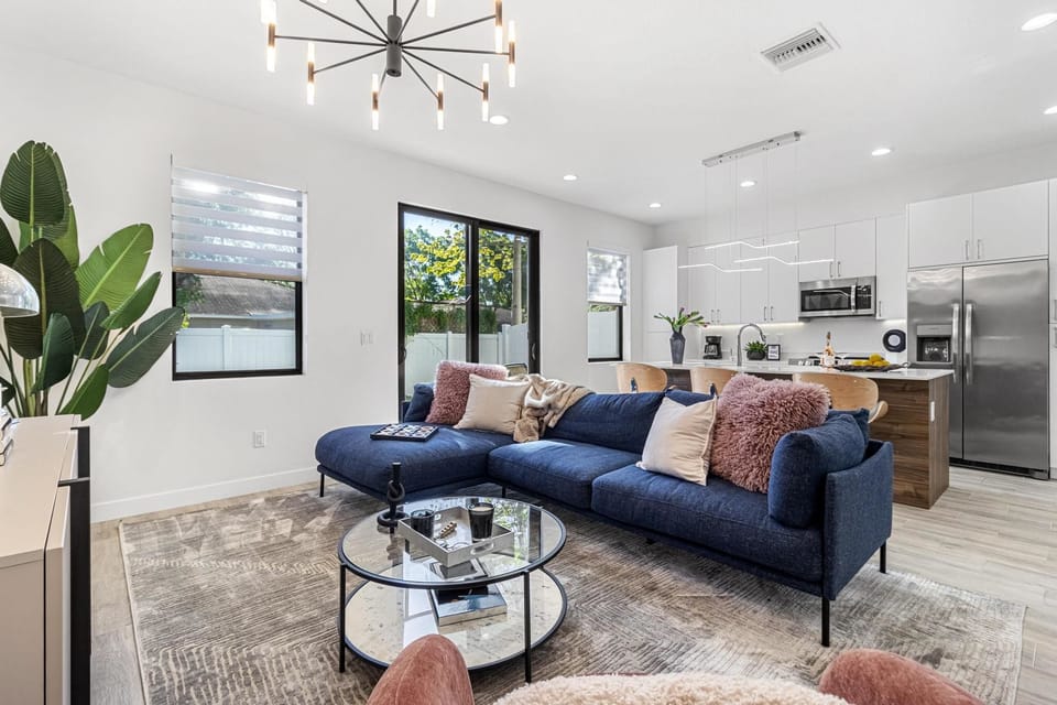 Guests love the modern design of these units and bright light.