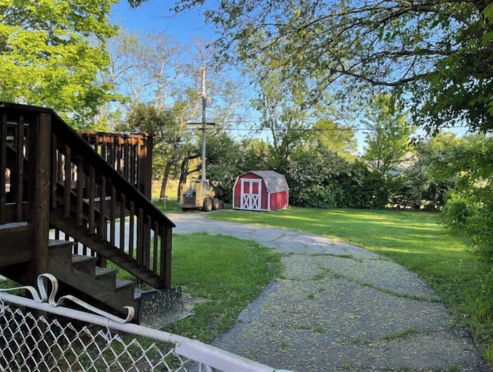 deck with furniture and grill
