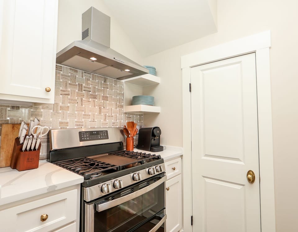 Fully stocked kitchen
