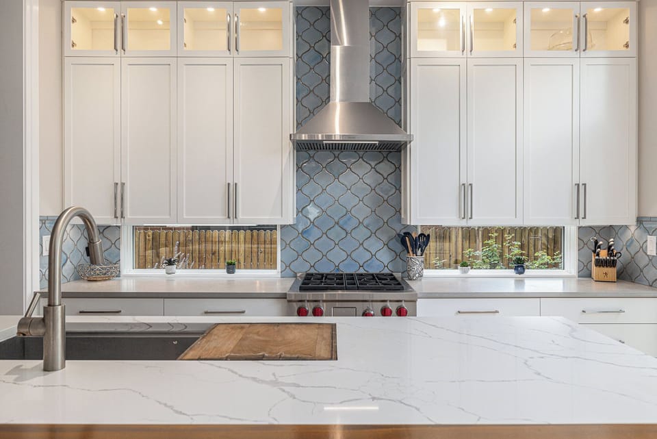 Gourmet kitchen with state-of-the-art appliances for the inspired chef