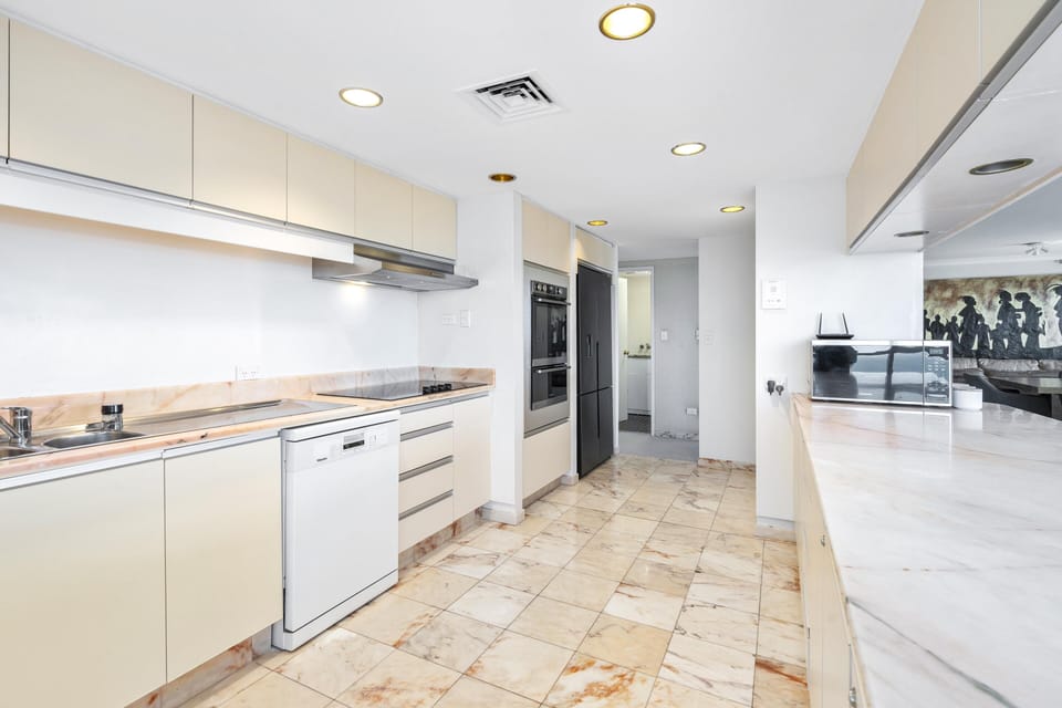 Fully equipped modern kitchen