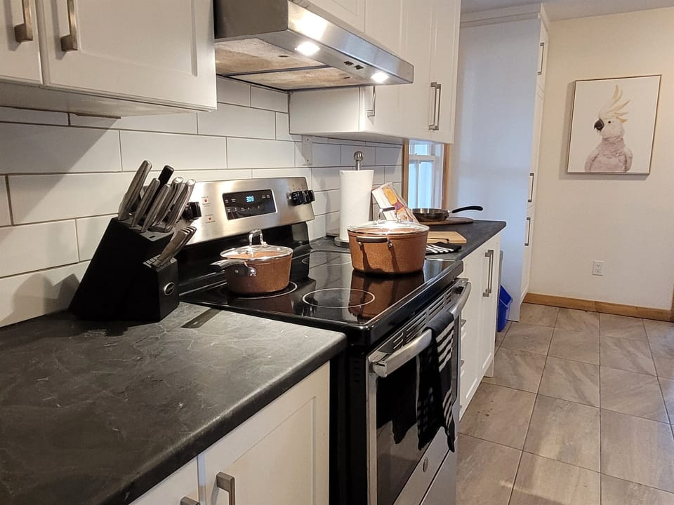 Large well-equipped kitchen so you can cook up meals for the gang