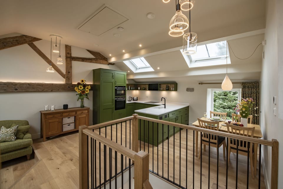 First floor: Open-plan living area