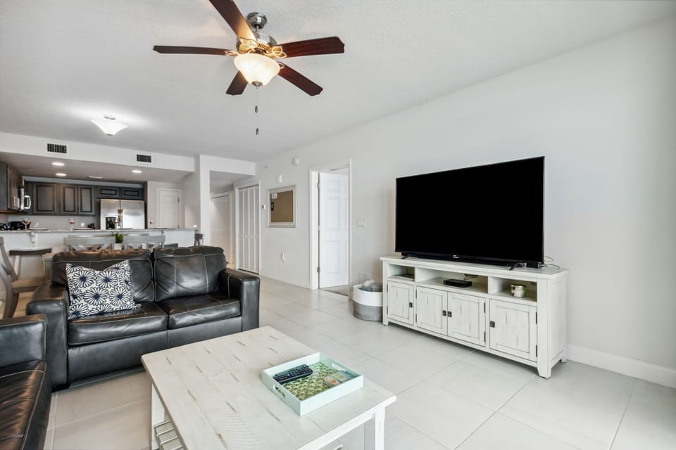 Open living and dining