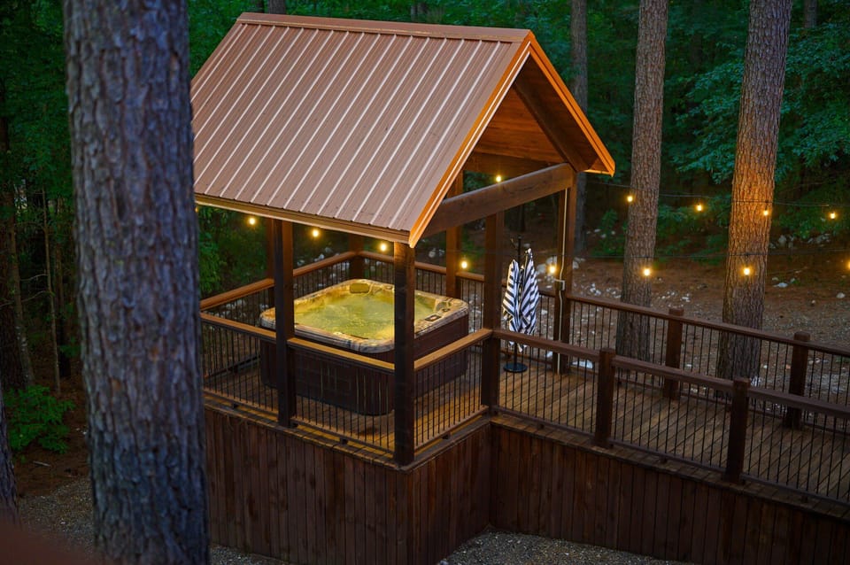 A serene setting for your private Hot Tub