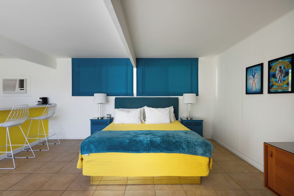 Your suite features a king bed.
