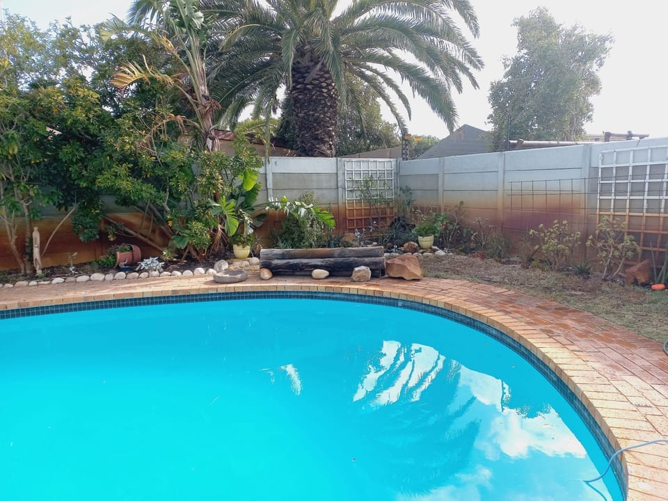 Outside pool area