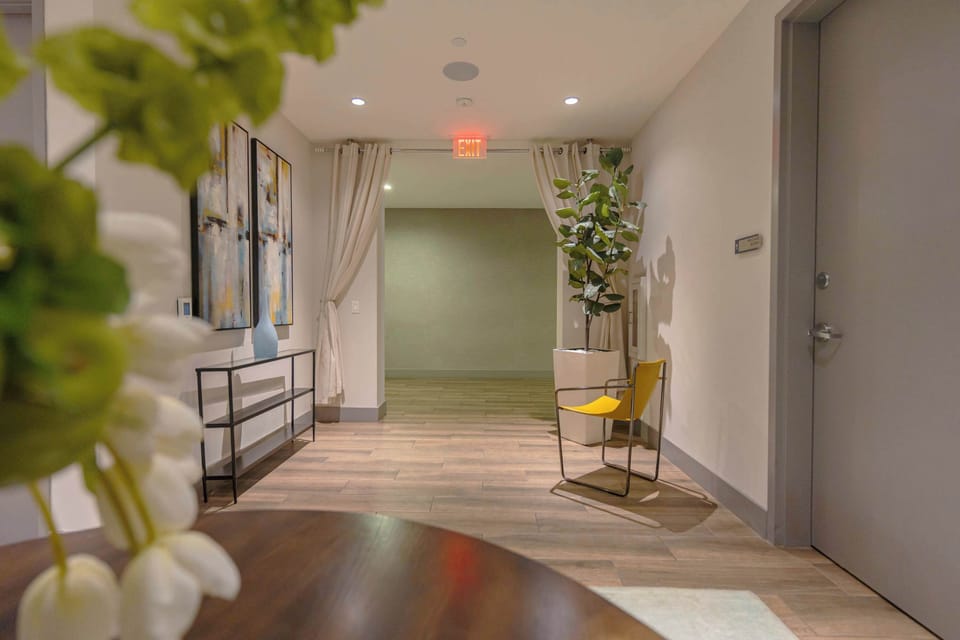 outside hallway