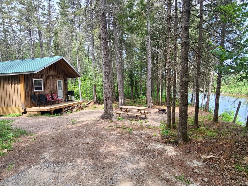 Cabin along the Little White