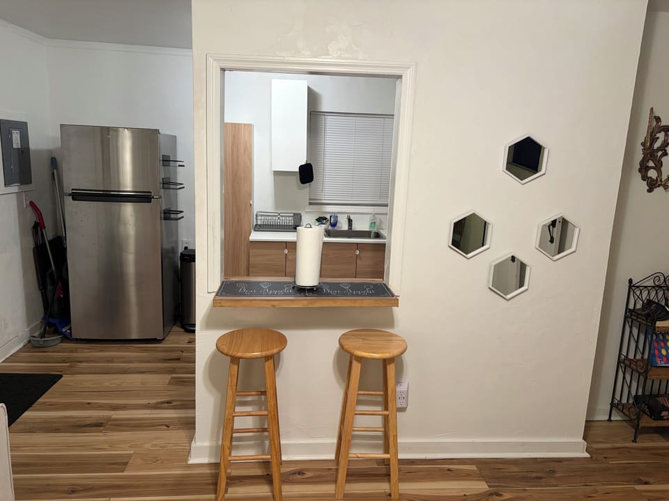Island With Barstools