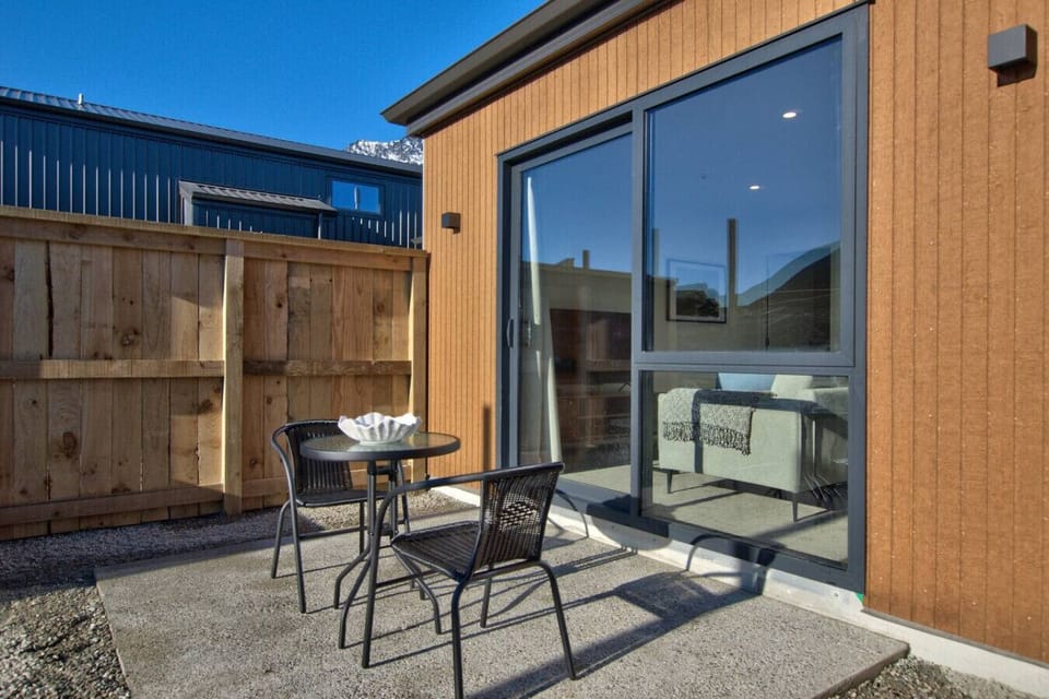 Sunny, private patio to enjoy  a wine or meal on.
