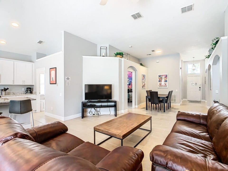 Our spacious living room, perfect for relaxation and movie nights