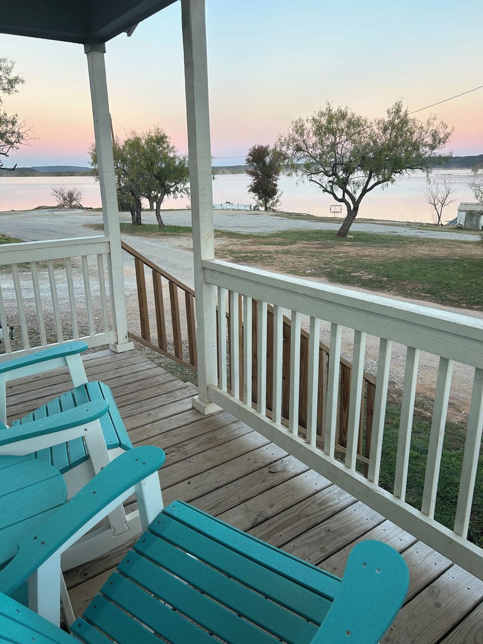 Morning view from our porch.