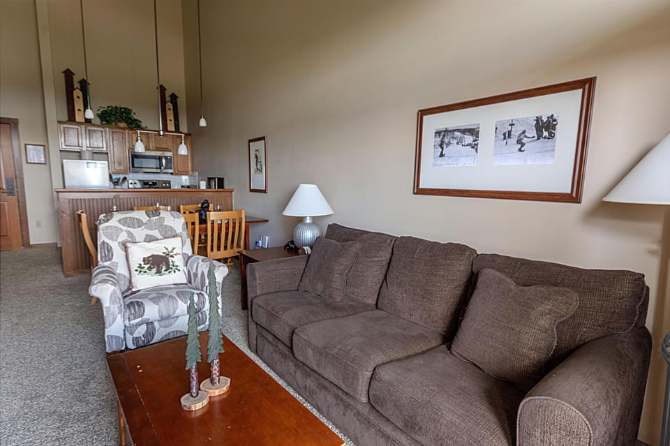 Relax on the comfortable sleeper sofa and unwind in front of the TV.