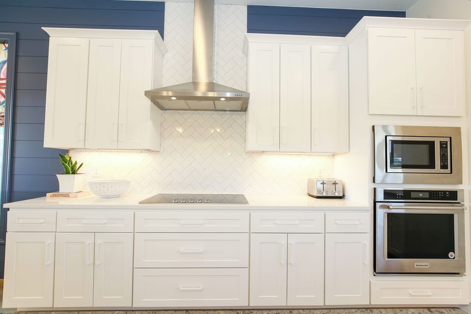 Kitchen with upscale appliances