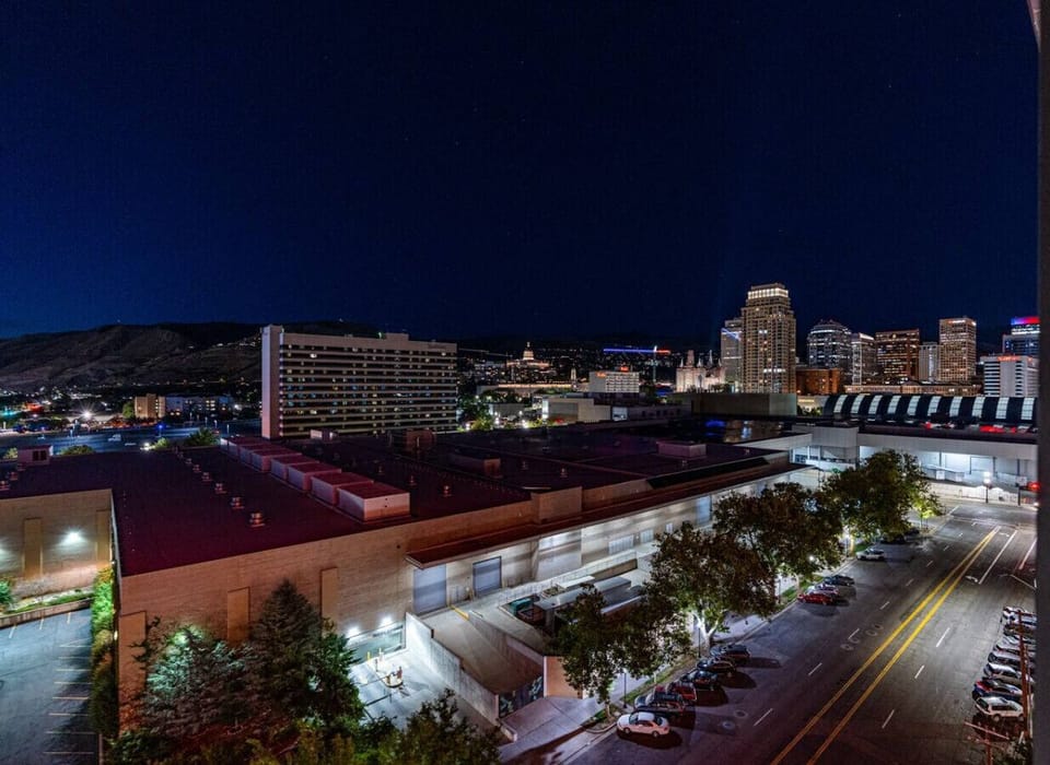 Across the street from the Delta Center (Vivent) and one block from the Salt Palace Convention Center. .