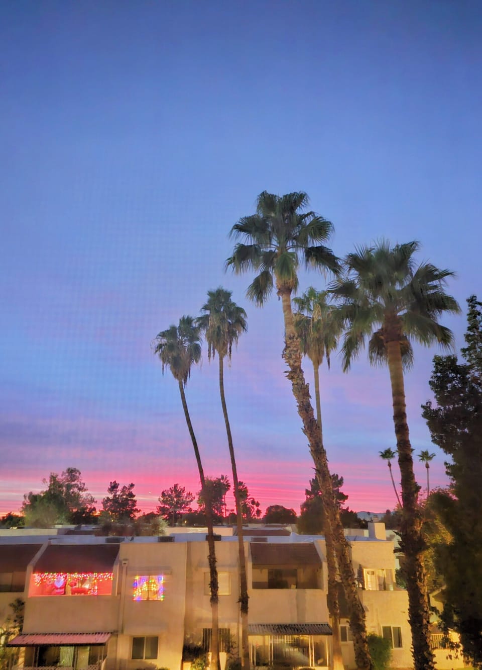 It's happy hour! Enjoy this exact view from our third floor patio seating for 4.