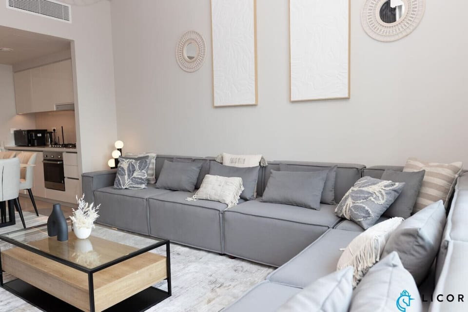 Seamlessly blending modern elegance with practical functionality, this interconnected space invites you to relax, dine, and socialize in style.