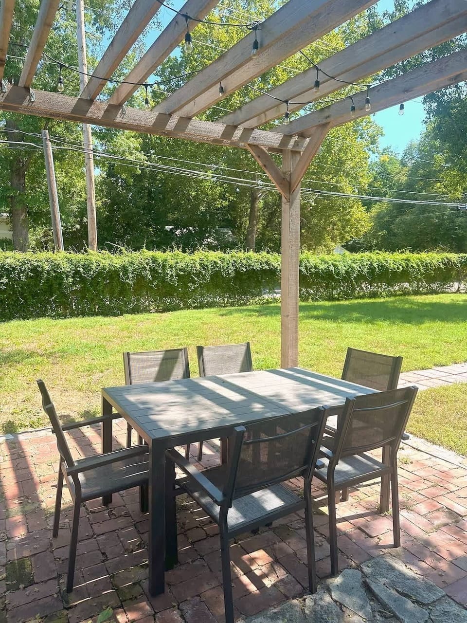 Enjoy some time outside in our spacious backyard