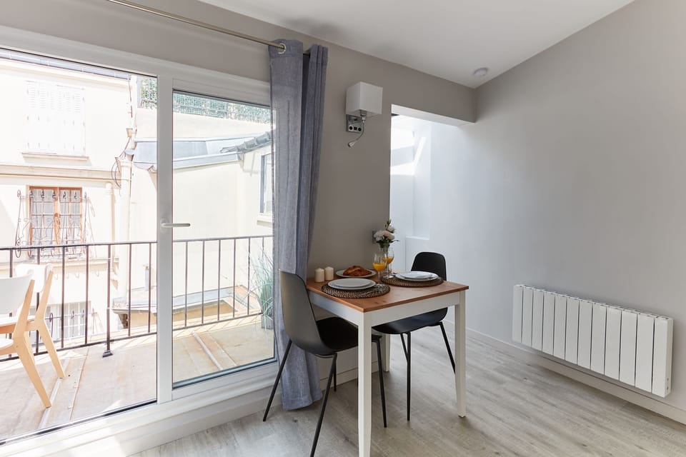 The dining area