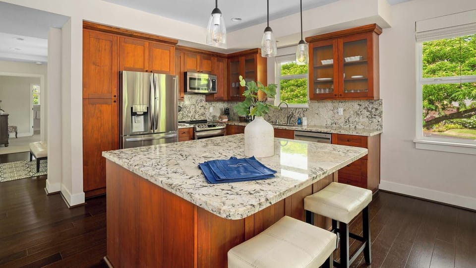 Pili Mai Resort at Poipu #15B - Kitchen & Breakfast Bar - Parrish Kauai