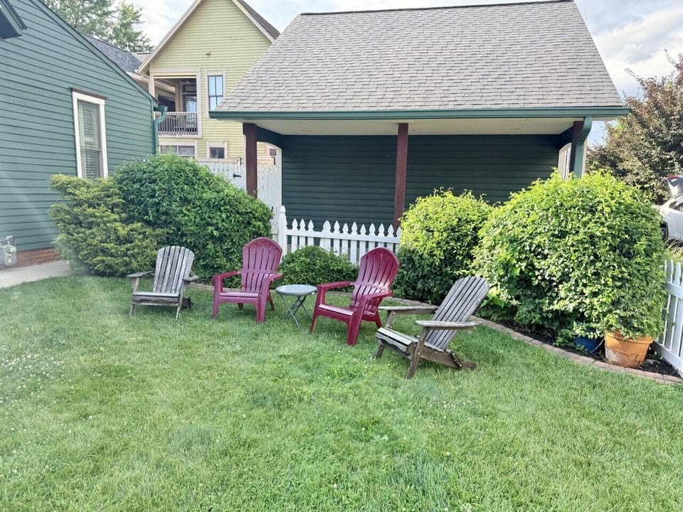Fenced in front yard!