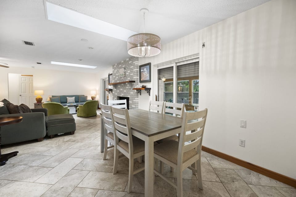 Open dining area
