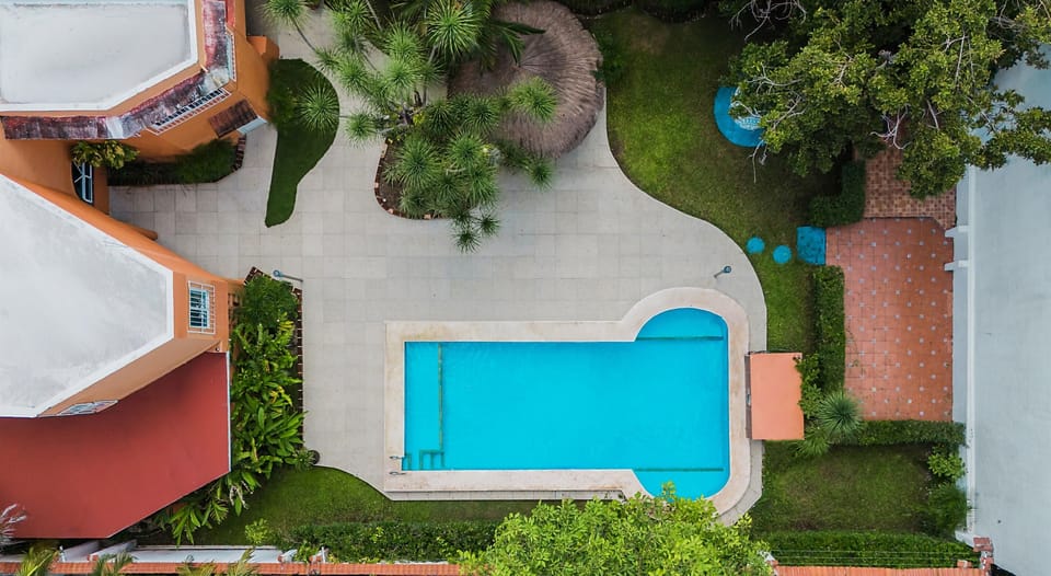 Sky View of Whole Villa