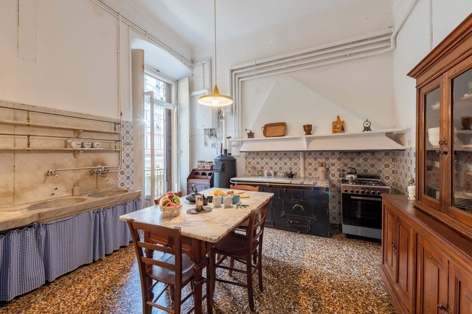 Kitchen and dining area