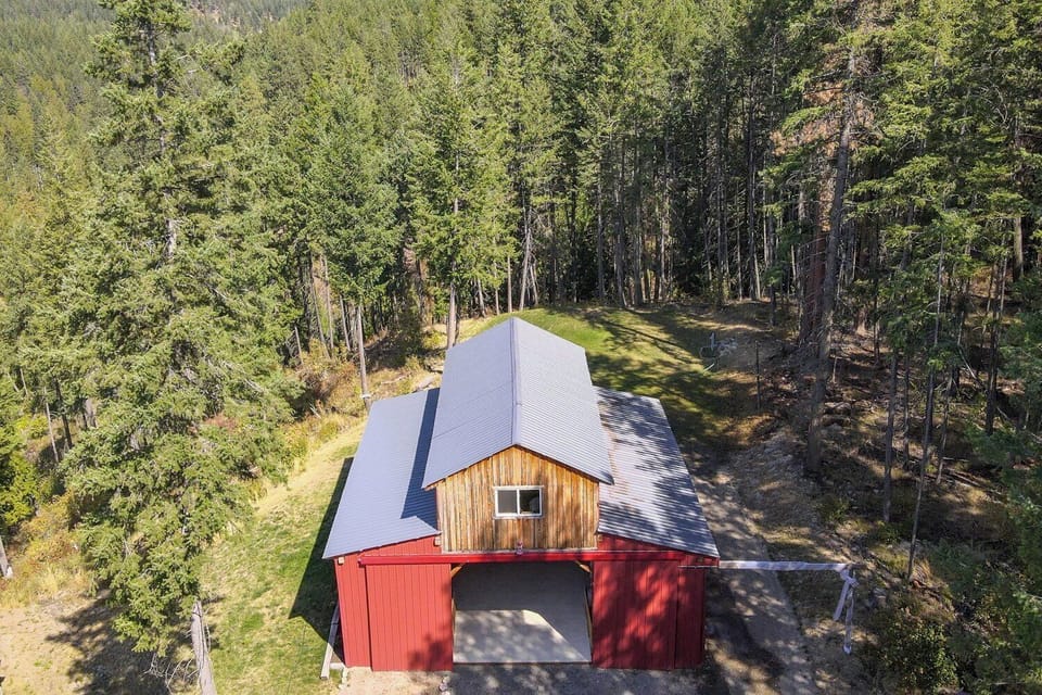 RV Space is behind barn.