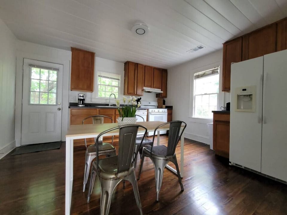 Kitchen stocked with essential items
